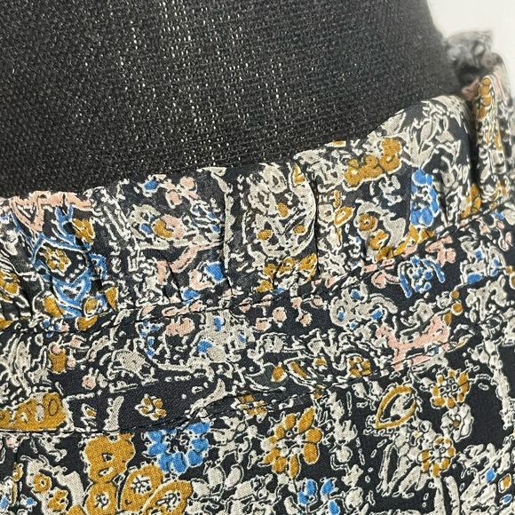 Paisley Chiffon Karlie tier dress. NEW. Size M.Long sleeve midi. Black blue gray - Picture 5 of 15